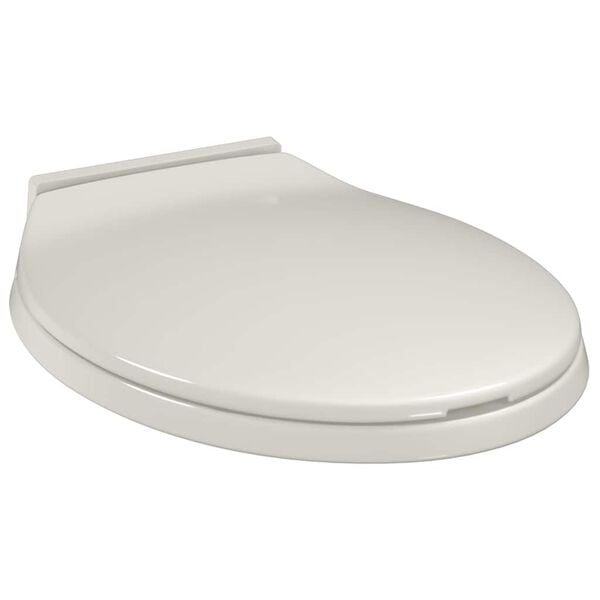 vidaXL Soft-Close Toilet Seat Light Grey Oval