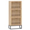 vidaXL Shoe Cabinet 52x25x120 cm Engineered Wood