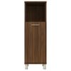 vidaXL Bathroom Cabinet Brown Oak 30x30x95 cm Engineered Wood
