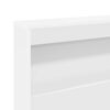 vidaXL Storage Headboard with Shelf White 100 cm Engineered Wood