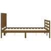vidaXL Bed Frame without Mattress Honey Brown 140x190 cm Solid Wood