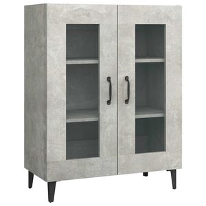 vidaXL Sideboard Concrete Grey 69,5x34x90 cm Engineered Wood