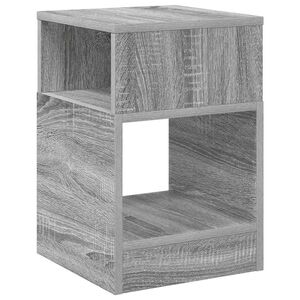 vidaXL End Table Grey Sonoma 30.5 x 30 x 45 cm Engineered Wood