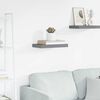 vidaXL Floating Wall Shelf Grey 40x23x3.8 cm MDF