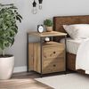 vidaXL Bedside Cabinet Artisan Oak 44x45x60 cm Engineered Wood
