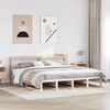 vidaXL Bed Frame without Mattress 180x200 cm Super King Solid Wood Pine