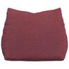 vidaXL Back Pillow Wine Red 60 x 20 x 50 cm Fabric