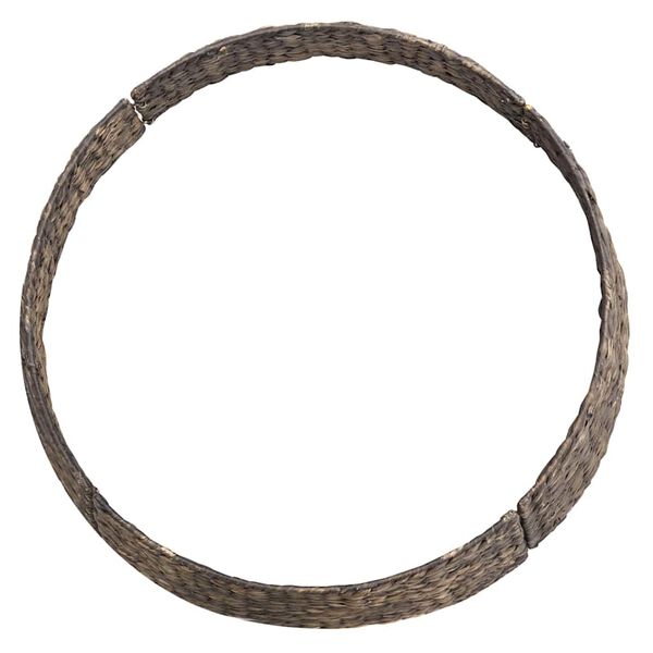 vidaXL Christmas Tree Collar Black 90 x 90 x 28 cm Water hyacinth