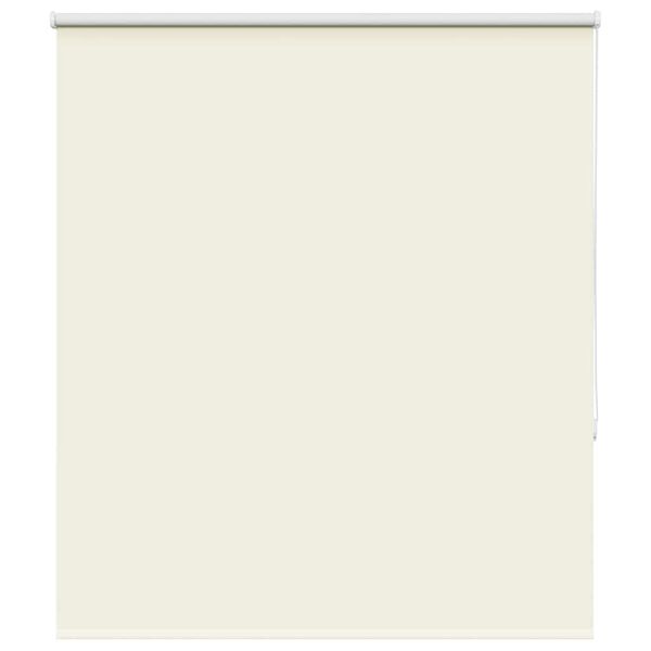 vidaXL Roller Blind Blackout Off White 130x150 cm Fabric Width 126.6 cm Polyester