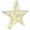 vidaXL 3D Star 50 LEDs Warm white 55 x 52.5 x 9 cm PET