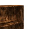vidaXL Bookcase Smoked Oak 60x30x189 cm Engineered Wood