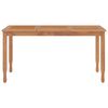 vidaXL 7 Piece Garden Dining Set Solid Wood Teak