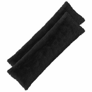 vidaXL Cushion with Pillow HEERLEN Black 40 x 145 cm PV Fleece