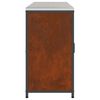 vidaXL Kitchen Storage Set with Shelf 3 pcs Rusty Weathering Steel
