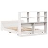 vidaXL Bed Frame without Mattress White 120x200 cm Solid Wood Pine