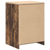 vidaXL Garage Storage Cabinet Smoked Oak 60x51x85 cm Solid Wood Pine