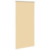vidaXL Roller Blind Blackout Beige 100x230 cm Fabric Width 95.7 cm Polyester
