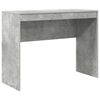 vidaXL Desk with Drawer 2 pcs Concrete Grey