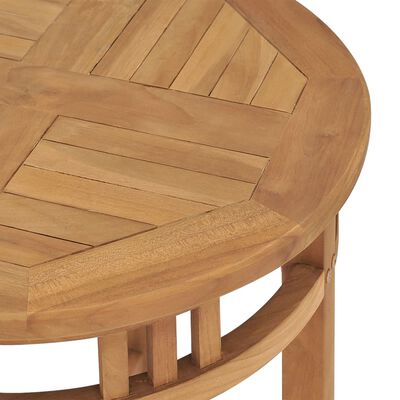 vidaXL Bistro Table Ø60x75.5 cm Solid Teak Wood