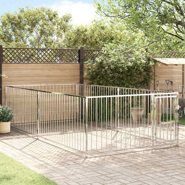 vidaXL Outdoor Dog Kennel 200x400x100 cm