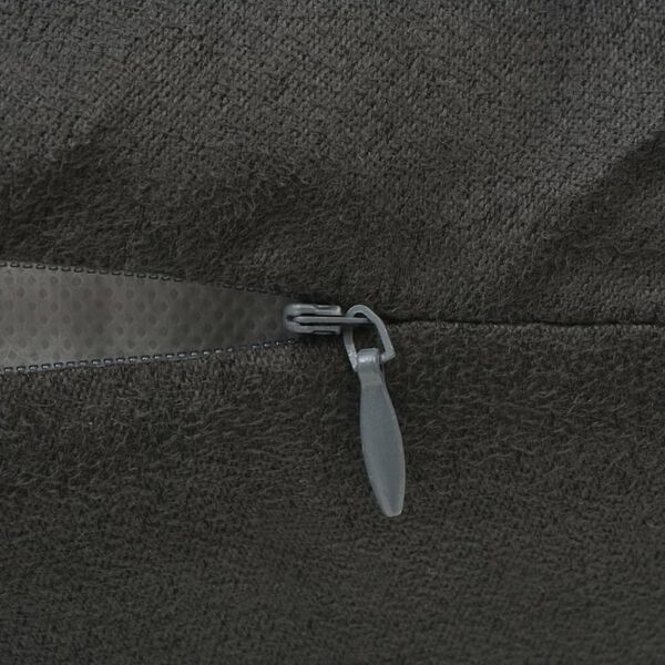 vidaXL Cushion Covers 4 pcs 40x40 cm Polyester Faux Suede Anthracite