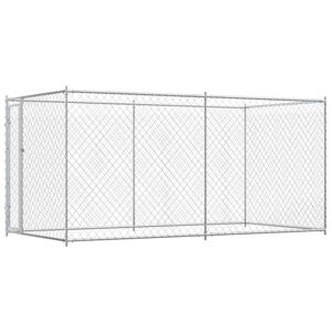 vidaXL Outdoor Dog Kennel 382x192x185 cm