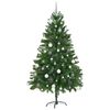 vidaXL Christmas Tree with 300 LEDs with Stand Green 180 cm PE