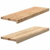 vidaXL Window Sills 2 pcs&nbsp;Untreated 80x25x2 cm Solid Wood Oak