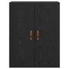 vidaXL Wall Mounted Cabinet Black Oak 69.5 x 34 x 90 cm