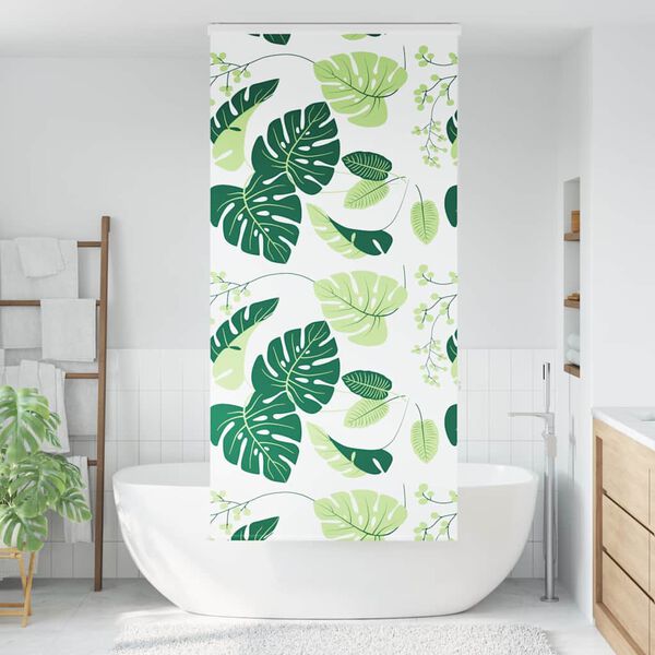 vidaXL Shower Roller Blind with Cassette 90x240 cm Fabric Width 86 cm