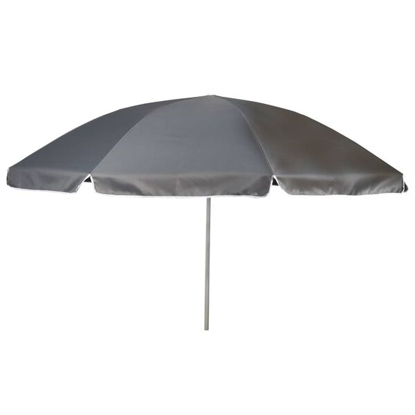 Bo-Camp Garden Parasol 200 cm Grey