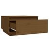 vidaXL Coffee Table Honey Brown 55x56x32 cm Solid Wood Pine