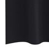 vidaXL Blackout Curtains with Rings 2 pcs Black 140 x 140 cm Polyester