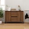 vidaXL Sideboard Brown Oak 102x35x70 cm Engineered Wood
