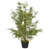 vidaXL Artificial Plant Cypress Tree with Pot Green 90 cm