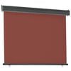vidaXL Balcony Side Awning 125x250 cm Brown