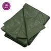 vidaXL Tarpaulin 180 g/m&sup2; 2x3 m Green HDPE