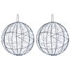 vidaXL Christmas Finial Light 2 pcs 1900 LEDs Cold White &Oslash; 60 x 63 cm
