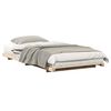 vidaXL Bed Frame Brown 100 x 210 cm Solid Pine Wood