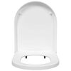 vidaXL Toilet Seat Adjustable White 48 x 36.5 x 4.5 cm Polypropylene