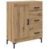 vidaXL Highboard Artisan Oak 69.5 x 34 x 180 cm Engineered Wood