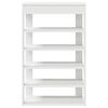 vidaXL Shoe Rack White 60x30x98 cm Engineered Wood
