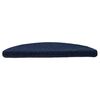vidaXL Stair Mats Self-adhesive 30 pcs 56x17x3 cm Navy Half Round
