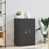vidaXL Storage Cabinet Black 60 x 40 x 90 cm Steel