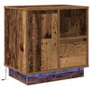 vidaXL Bedside Cabinet Old Wood 50 x 34.5 x 50 cm Engineered wood
