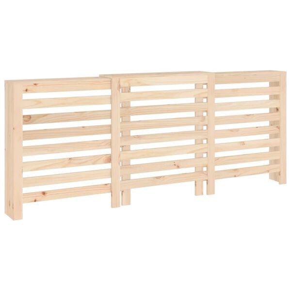 vidaXL Radiator Cover 210x21x85 cm Solid Wood Pine