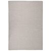 vidaXL Outdoor Flatweave Rug 140x200 cm Light Grey