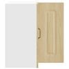vidaXL Kitchen Wall Corner Cabinet Kalmar Sonoma Oak Engineered Wood