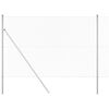 vidaXL Chainlink Fence Ground Fix 10 x 1.5 m Galvanised Steel Silver