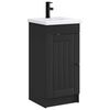 vidaXL Bathroom Vanity with Sink Black 42 x 40 x 84.5 cm